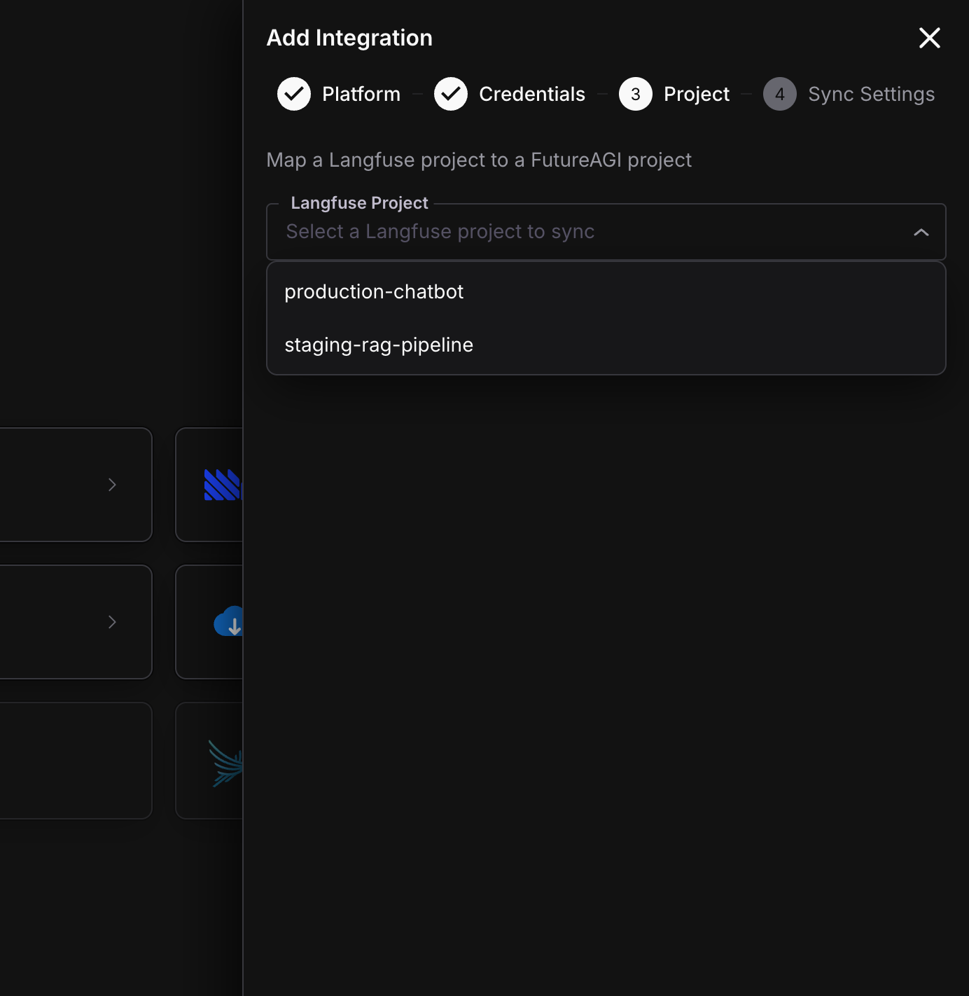 Project mapping