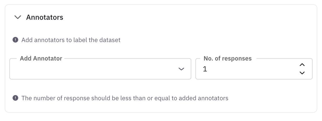 Assign annotators