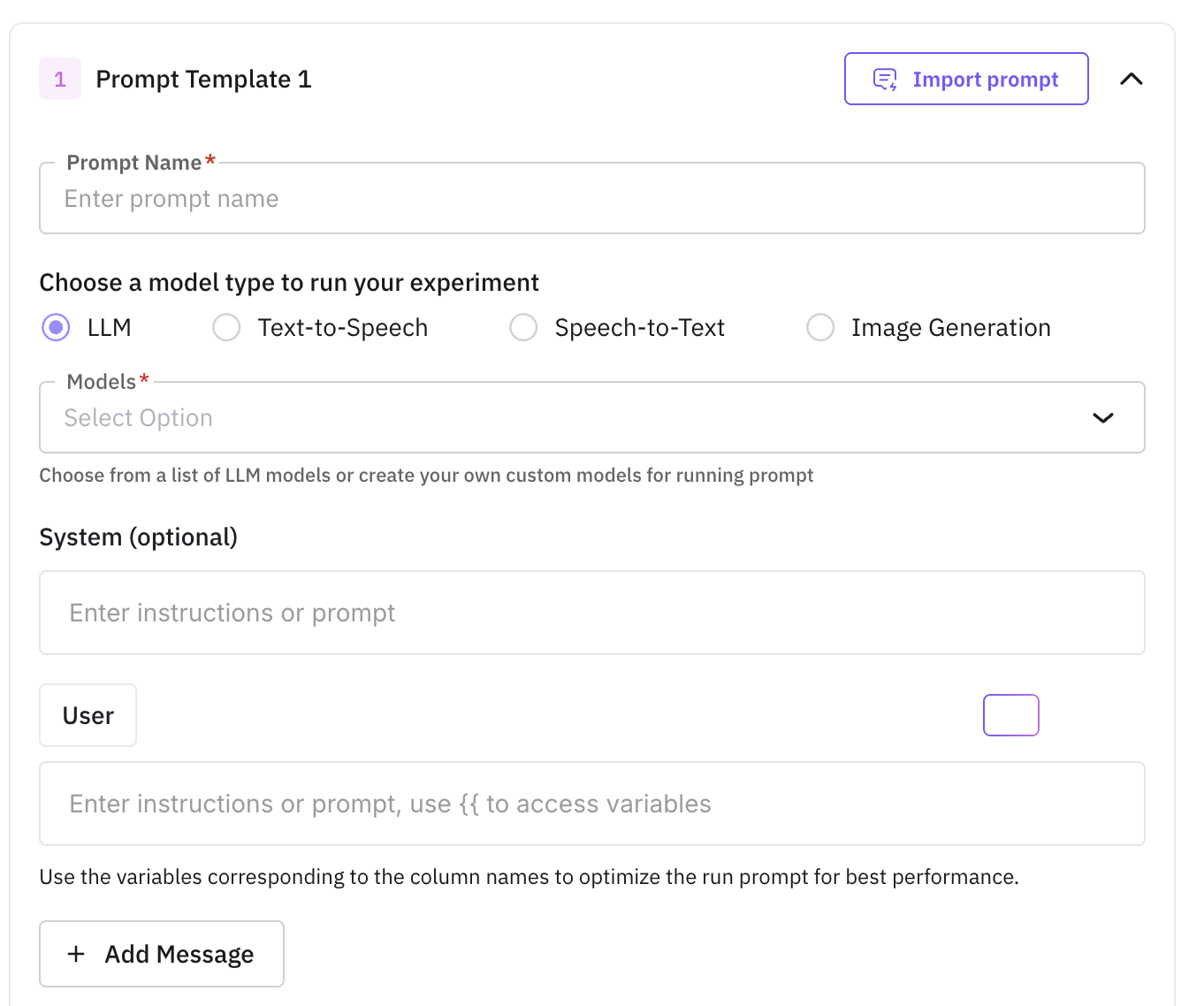 Prompt Template