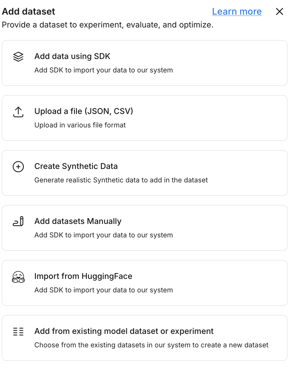 Select a dataset