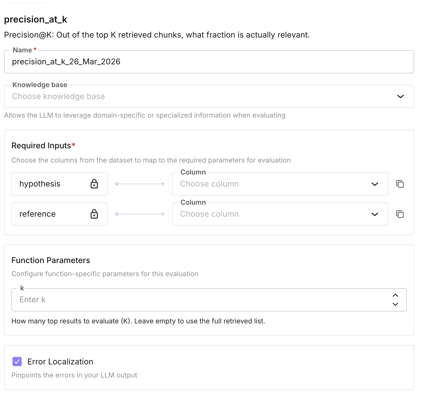 Add and run an eval
