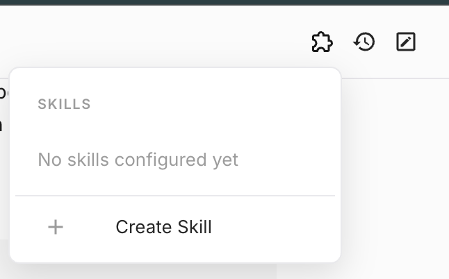 Open skill editor