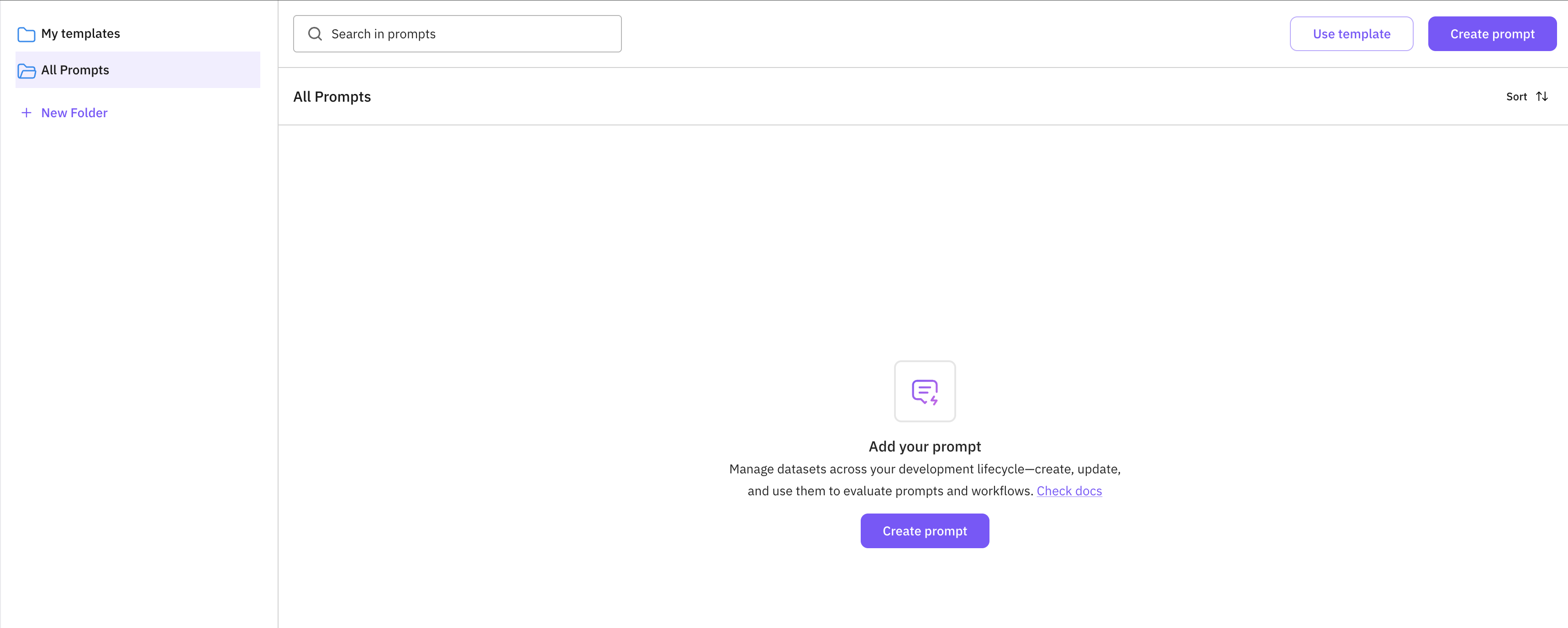 Navigate to Prompts section