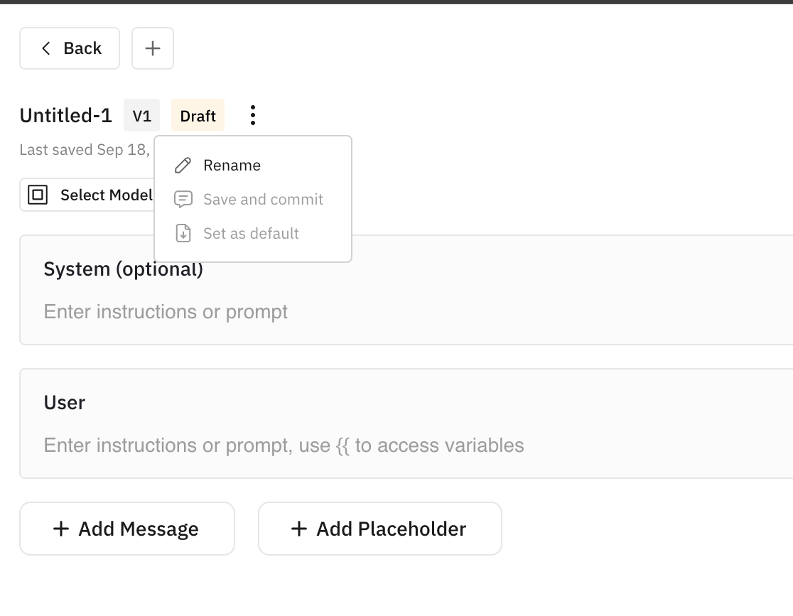 Rename your prompt
