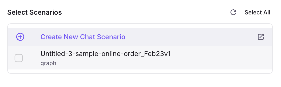 Choose Scenario(s)