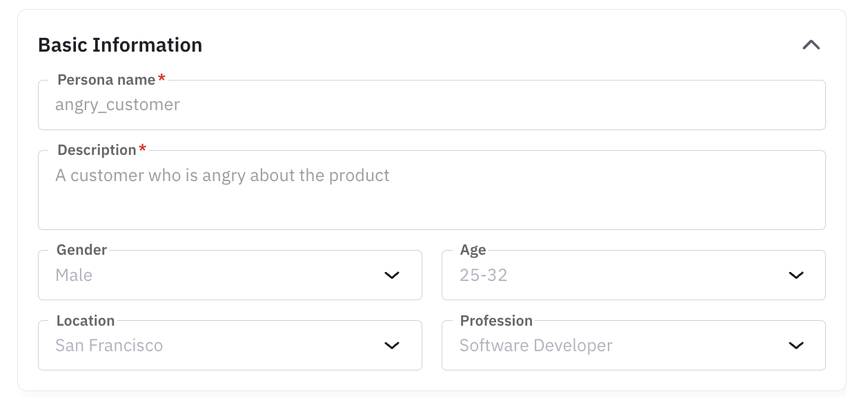 Create Custom Personas