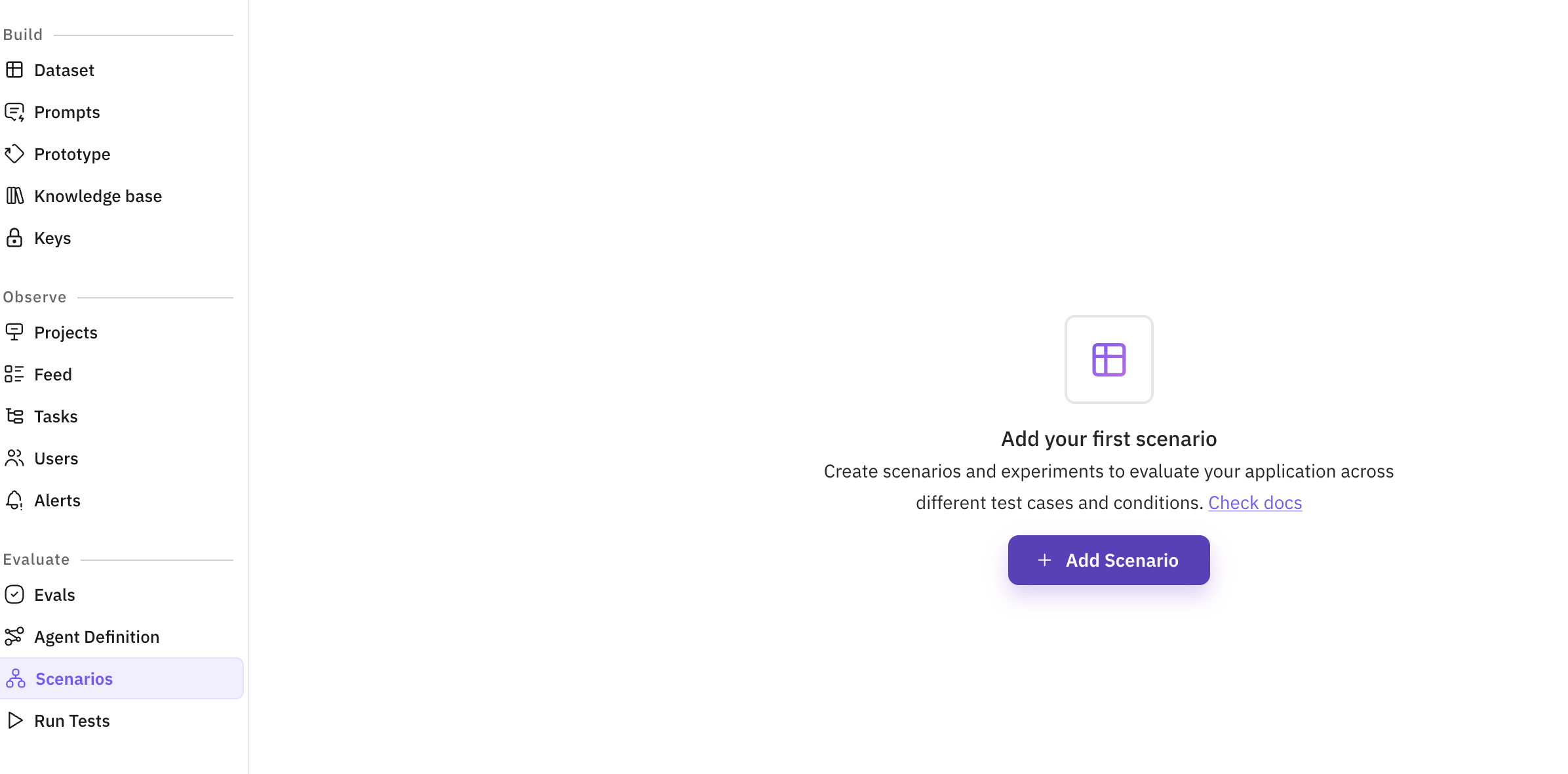 Add Scenario Button